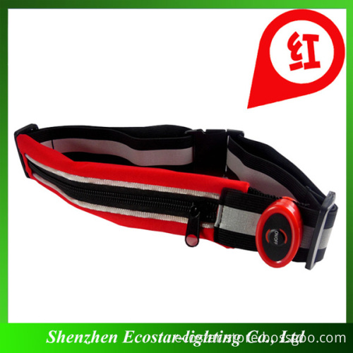 2016 new style led glow running waist bag for men and women cycling waist pack sports gadgets waistpacks
